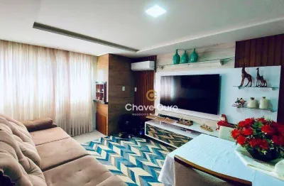 Apartamento semimobiliado, com 2 dormitórios à venda, 57,87 m² por r$ 410.000 - coqueiral - cascavel/pr