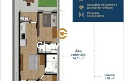 Casa com 2 quartos à venda em 14 de novembro, cascavel  por r$ 320.000
