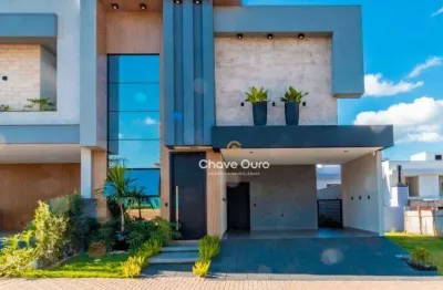 Sobrado com 3 suítes à venda, 217 m² por r$ 2.500.000,00 - cancelli - cascavel/pr