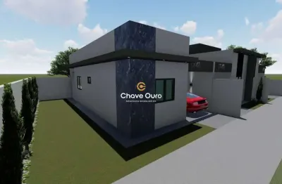 Casa com 2 quartos à venda no pinheirinho, toledo  por r$ 215.000