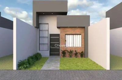 Casa com 3 dormitórios à venda, 60 m² por r$ 350.000,00 - esmeralda - cascavel/pr