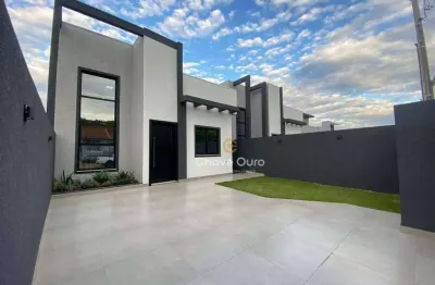 Casa com 3 dormitórios à venda, 96 m² por r$ 640.000,00 - jardim parizzotto - toledo/pr
