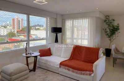 Apartamento incrível no centro de cascavel – semi mobiliado, 3 quartos, 2 vagas e espaço gourmet com churrasqueira