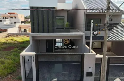 Sobrado à venda, 142 m² por r$ 710.000,00 - tocantins - toledo/pr