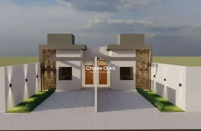 Casa com 2 quartos à venda no jardim coopagro, toledo  por r$ 325.000