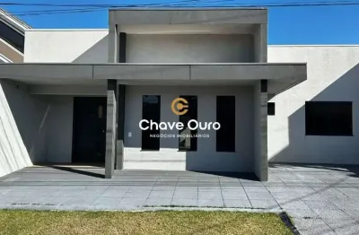 Casa em condomínio fechado com 3 quartos à venda no neva, cascavel  por r$ 899.000