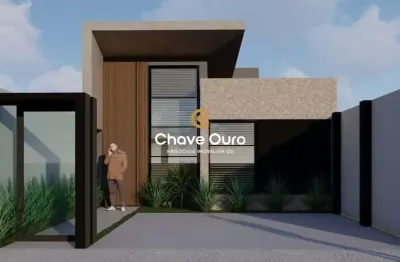 Casa com 3 quartos à venda no recanto tropical, cascavel  por r$ 590.000