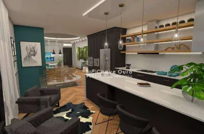 Apartamento duplex com 3 dormitórios à venda, 132 m² por r$ 959.000,00 - alto alegre - cascavel/pr