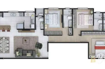 Apartamento com 3 dormitórios à venda, 121 m² por r$ 2.400.000,00 - centro - balneário camboriú/sc