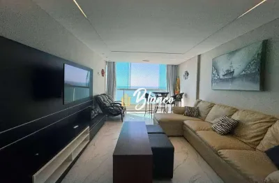 Apartamento com 3 dormitórios à venda, 123 m² por r$ 3.500.000,00 - frente mar - balneário camboriú/sc
