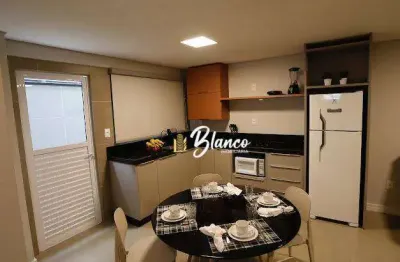 Apartamento com 1 dormitório para alugar, 45 m² por r$ 5.000/mês - praia dos amores - balneário camboriú/sc