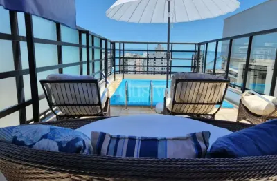 Cobertura com 3 quartos à venda na rua altamiro guimarães, 302, centro, florianópolis por r$ 2.500.000