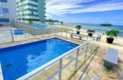 Apartamento frente mar para aluguel anual em balneário  camboriú com 2 suítes + 1 dormitório