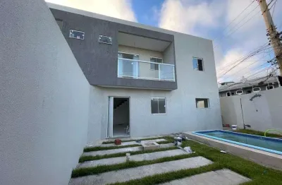 Casa duplex 3/4 suítes, sendo um no térreo, vista mar em ipitanga
