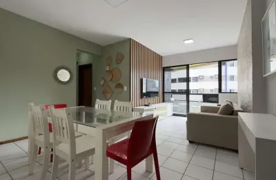 Ponta verde: apartamento mobiliado 3 quartos, 2 vagas – edf. vermont