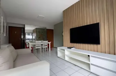 Ponta verde: apartamento mobiliado 3 quartos, 2 vagas – edf. vermont