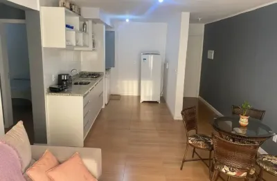 Alugo apartamento mobiliado 02 quartos, sacada com churrasqueira - bairro centro