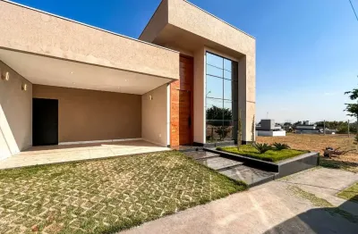 Casa em condomínio fechado com 3 quartos à venda na municipal doutor josé arroyo martins, 40, zona rural, bady bassitt por r$ 1.300.000