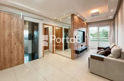 Apartamento mobiliado com 2 dormitórios e sacada no Torres Di Roma Para Venda, próximo ao Aeroporto!