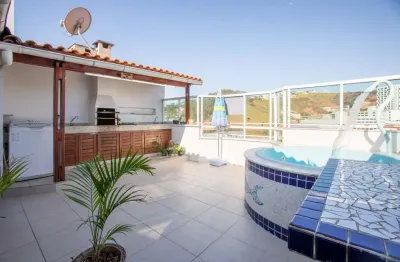 Cobertura três quartos à venda no bom clima com piscina e churrasqueira juiz de fora-mg