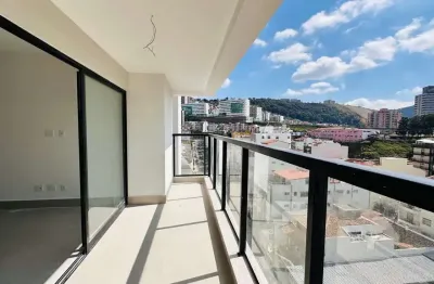 Apartamento de 2 quartos com suíte e varanda gourmet no cascatinha juiz de fora mg- vaga para carro elétrico