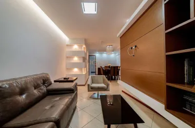 Apartamento à venda 3 quartos, suíte, mobiliado/porteira fechada com vaga no centro - juiz de fora/mg