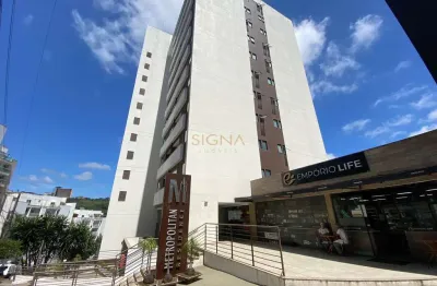 Apartamento ou studio no metroplitan residence 01 quarto mobiliado para locação no estrela sul juiz de fora mg