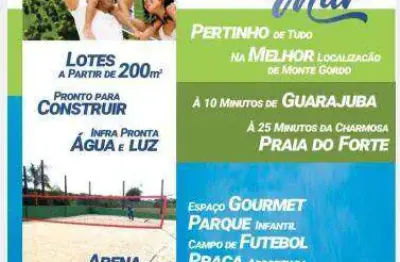 Terreno à venda na Rua Senhor do Bonfim, 3, Monte Gordo, Camaçari