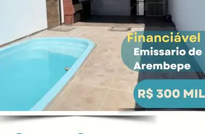 Casa com 2 quartos à venda na Estrada Praia do Emissário, Arembepe (Abrantes), Camaçari