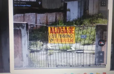 Excelente oportunidade de aluguel de terreno 300m2 rio da prata