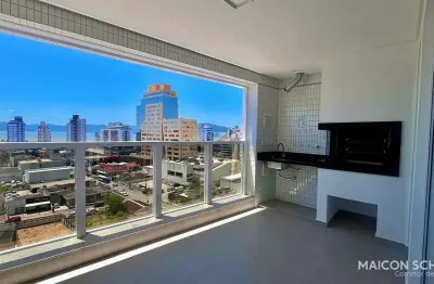 Apartamento vista mar com 3 suítes no condomínio santorim da beco castelo- estreito/sc