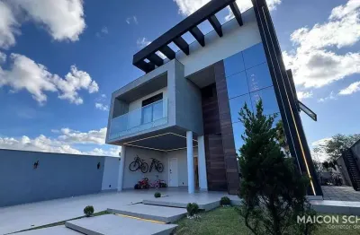 Casa mobiliada e decorada com 3 suítes no delta ville- biguaçu/sc