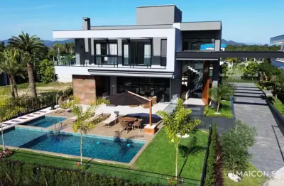 Casa 4 suítes em condomínio fechado em jurerê internacional, florianópolis/sc.