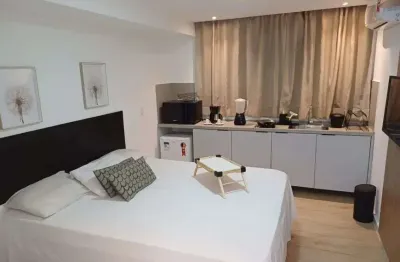 Flat 20 metros quadrados em cabo branco - joão pessoa - pb