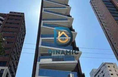 Apartamento com 3 dormitórios à venda, 203 m² por r$ 3.400.000,00 - meireles - fortaleza/ce