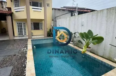 Casa com 4 dormitórios à venda, 185 m² por r$ 739.000,00 - cidade dos funcionários - fortaleza/ce