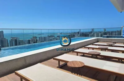 Flat com 1 dormitório à venda por r$ 620.000,00 - meireles - fortaleza/ce