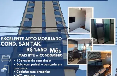 Apartamento com 1 quarto para alugar na Avenida Santos Dumont, Casa Branca, Santo André