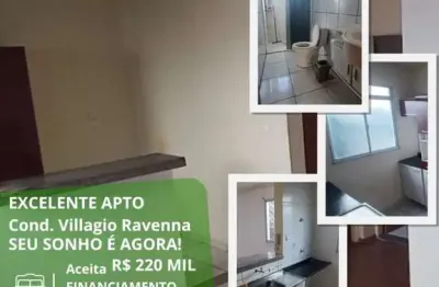 Apartamento para venda em mogi das cruzes, vila nova aparecida, 2 dormitórios, 1 banheiro, 1 vaga