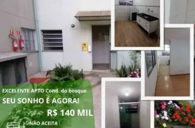 Apartamento para venda em mogi das cruzes, conjunto residencial do bosque, 2 dormitórios, 1 banheiro, 1 vaga