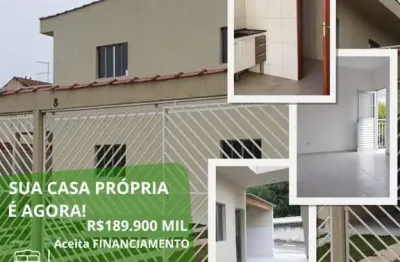 Casa para venda em suzano, jardim leblon, 2 dormitórios, 1 banheiro, 1 vaga