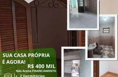Casa para venda em suzano, jardim leblon, 2 dormitórios, 2 banheiros, 2 vagas