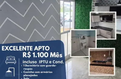 Apartamento para locação em suzano, jardim europa, 1 dormitório, 1 banheiro, 1 vaga