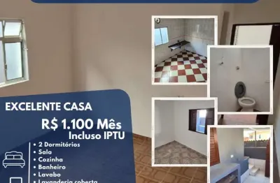 Casa para locação em mauá, jardim zaira, 2 dormitórios, 1 banheiro