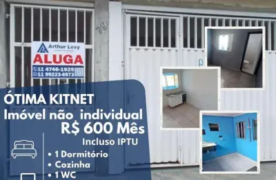 Kitnet para locação em suzano, jardim leblon, 1 dormitório, 1 banheiro