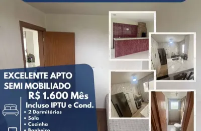 Apartamento para Locação em Suzano, Parque Santa Rosa, 2 dormitórios, 1 banheiro