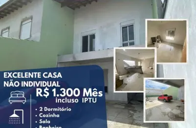 Casa para locação em suzano, vila helena, 2 dormitórios, 1 banheiro, 1 vaga