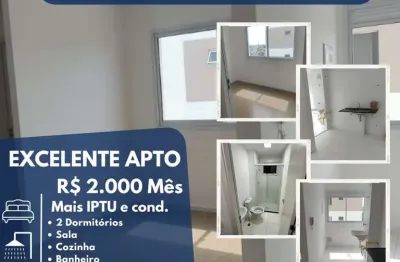 Apartamento para Locação em Mogi das Cruzes, Vila Nova Cintra, 2 dormitórios, 1 banheiro, 1 vaga