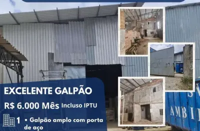 Galpão para Locação em Ferraz de Vasconcelos, Vila Pereira, 1 banheiro