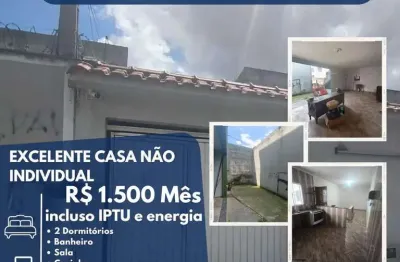 Casa para Locação em Suzano, Vila Amorim, 2 dormitórios, 1 banheiro, 1 vaga